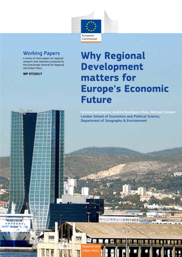 Why Regional Development Matters for Europe’S Economic Future 1