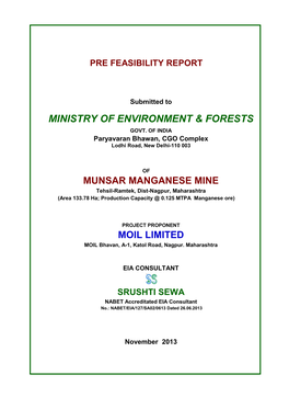 Ministry of Environment & Forests