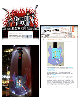 Guitar Hero Custom Guitars APR Author: Dap1
