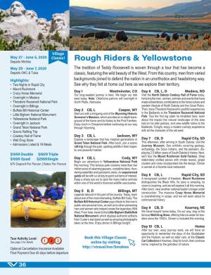Rough Riders & Yellowstone
