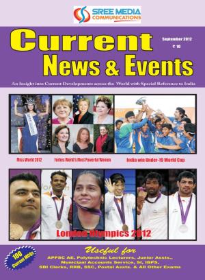 Sree Current Affairs SEPTEMBER-32Pages.Pmd