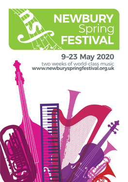 9–23 May 2020 Two Weeks of World-Class Music Welcome