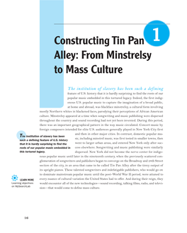 Constructing Tin Pan Alley 17