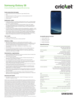 Samsung Galaxy S8 Características Y Especificaciones