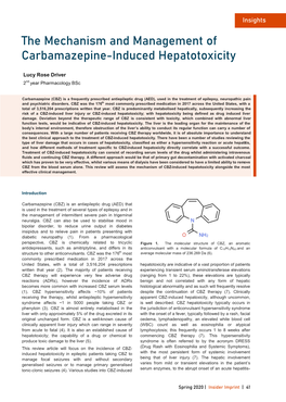 The Mechanism and Management of Carbamazepine-Induced Hepatotoxicity