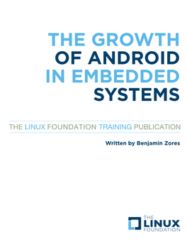 The Growth of Android in Embedded Systems