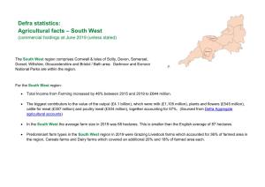 Agricultural Facts: England Regional Profiles