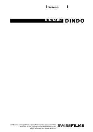 Ciné-Portrait Richard Dindo