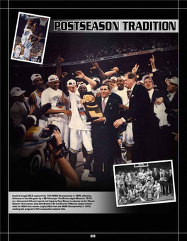 UCLA Captured Its 11Th NCAA Championship in 1995, Defeating Arkansas in the Title Game by a 89-78 Margin