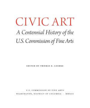 A Centennial History of the U.S. Commission of Fine Arts