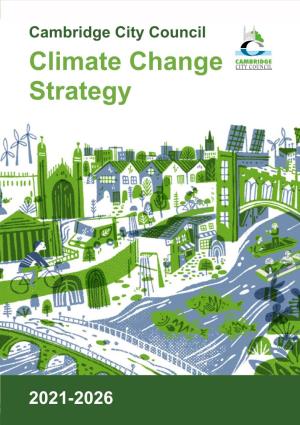 Climate Change Strategy 2021-2026 Page 1 Cambridge City Council Climate Change Strategy