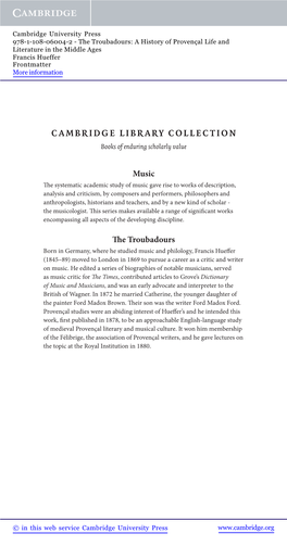 CAMBRIDGE LIBRARY COLLECTION Books of Enduring Scholarly Value