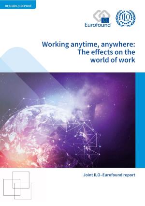Working Anytime, Anywhere: the Effects on the World of Work