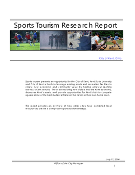 Sports Tourism Research Report