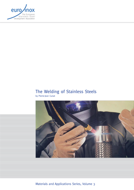 The Welding of Stainless Steels by Pierre-Jean Cunat
