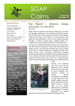 SGAP Cairns Home Page