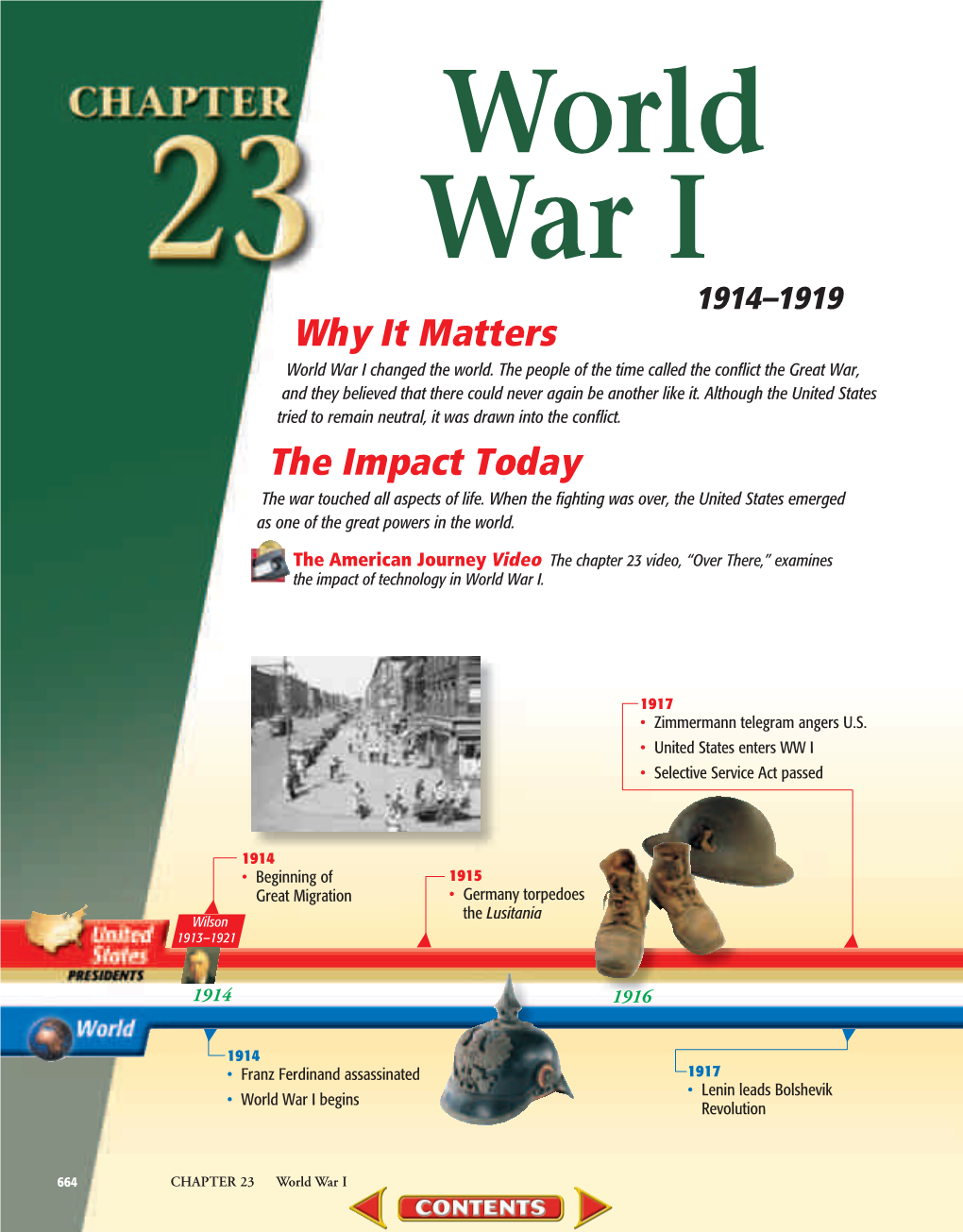 Chapter 23: World War I, 1914-1919
