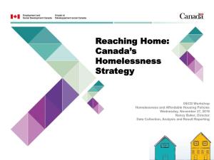Canada's Homelessness Strategy