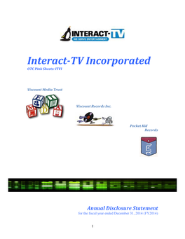 Interact-TV Incorporated OTC Pink Sheets: ITVI