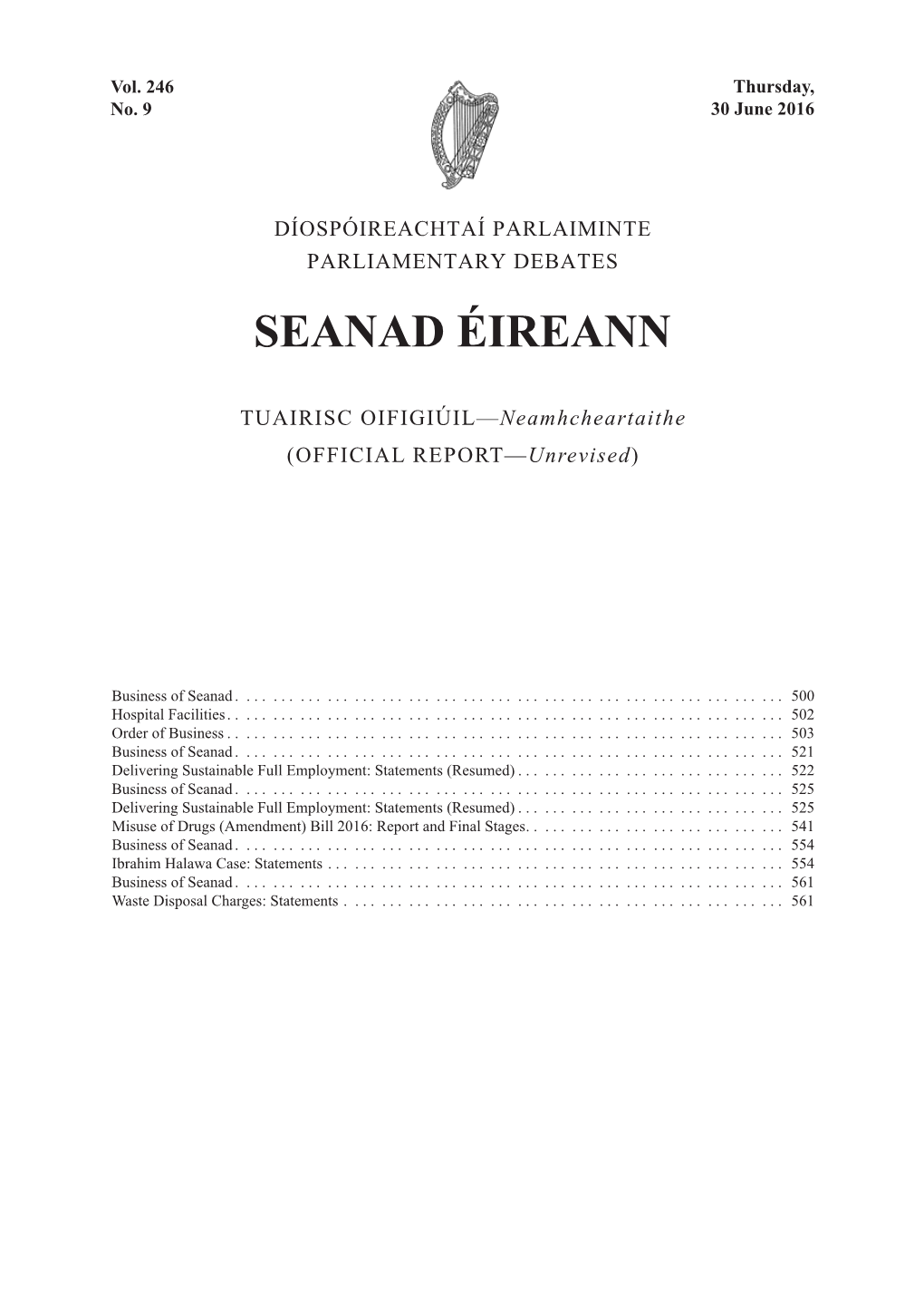 Seanad Éireann