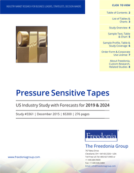 Pressure Sensitive Tapes