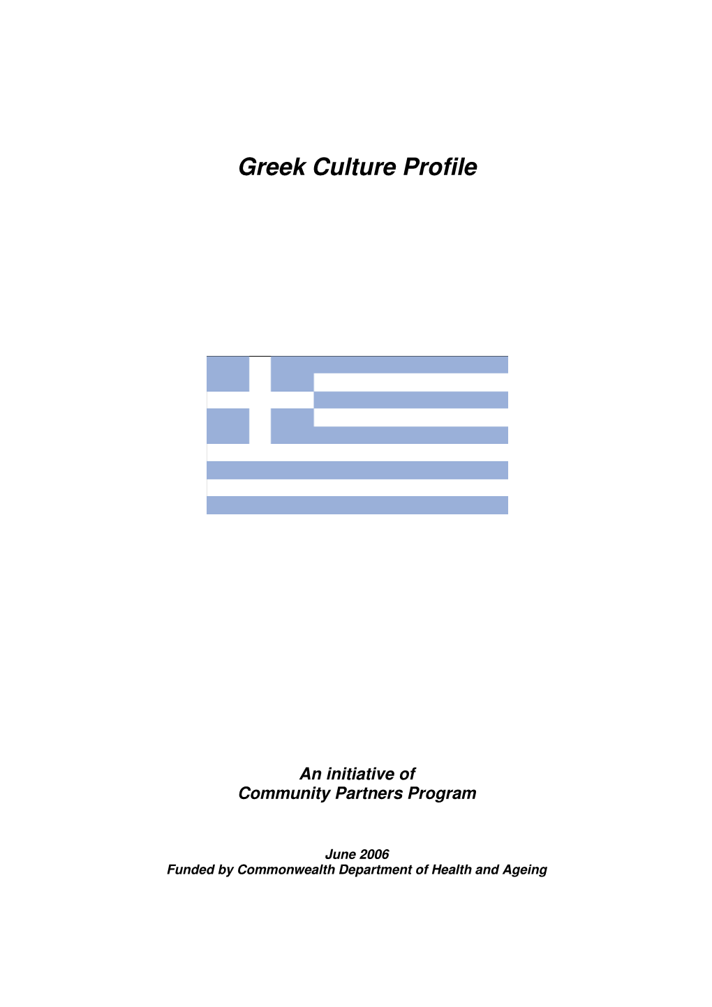 Greek Culture Profile