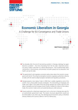 Economic Liberalism in Georgia a Challenge for EU Convergence and Trade Unions