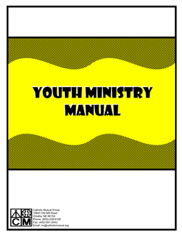 Youth Ministry Manual Youth Ministry Manual