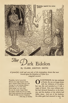 Eidolon by CLARK ASHTON SMITH