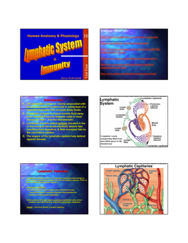 Lymphatic System Urls