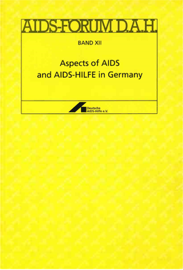 Aspects of AIDS and AIDS-HILFE in Germany