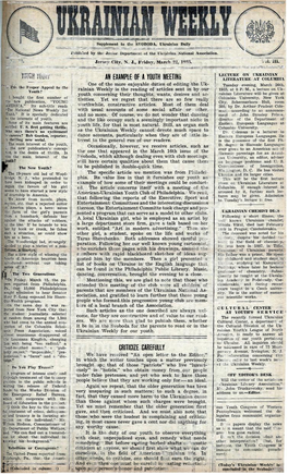 The Ukrainian Weekly 1935, No.12