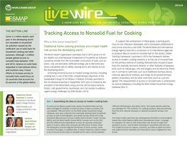 Tracking Access to Nonsolid Fuel for Cooking 2014/8