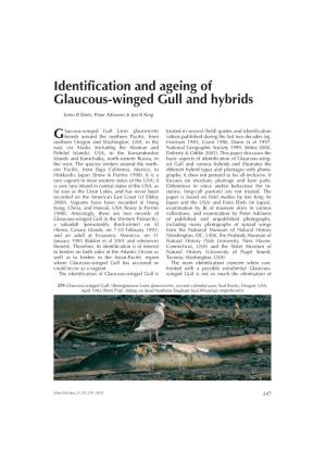 Identification and Ageing of Glaucous-Winged Gull and Hybrids G