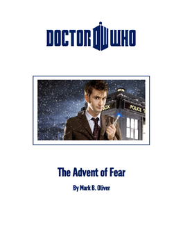 The Advent of Fear by Mark B