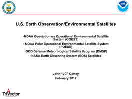 U.S. Earth Observation/Environmental Satellites