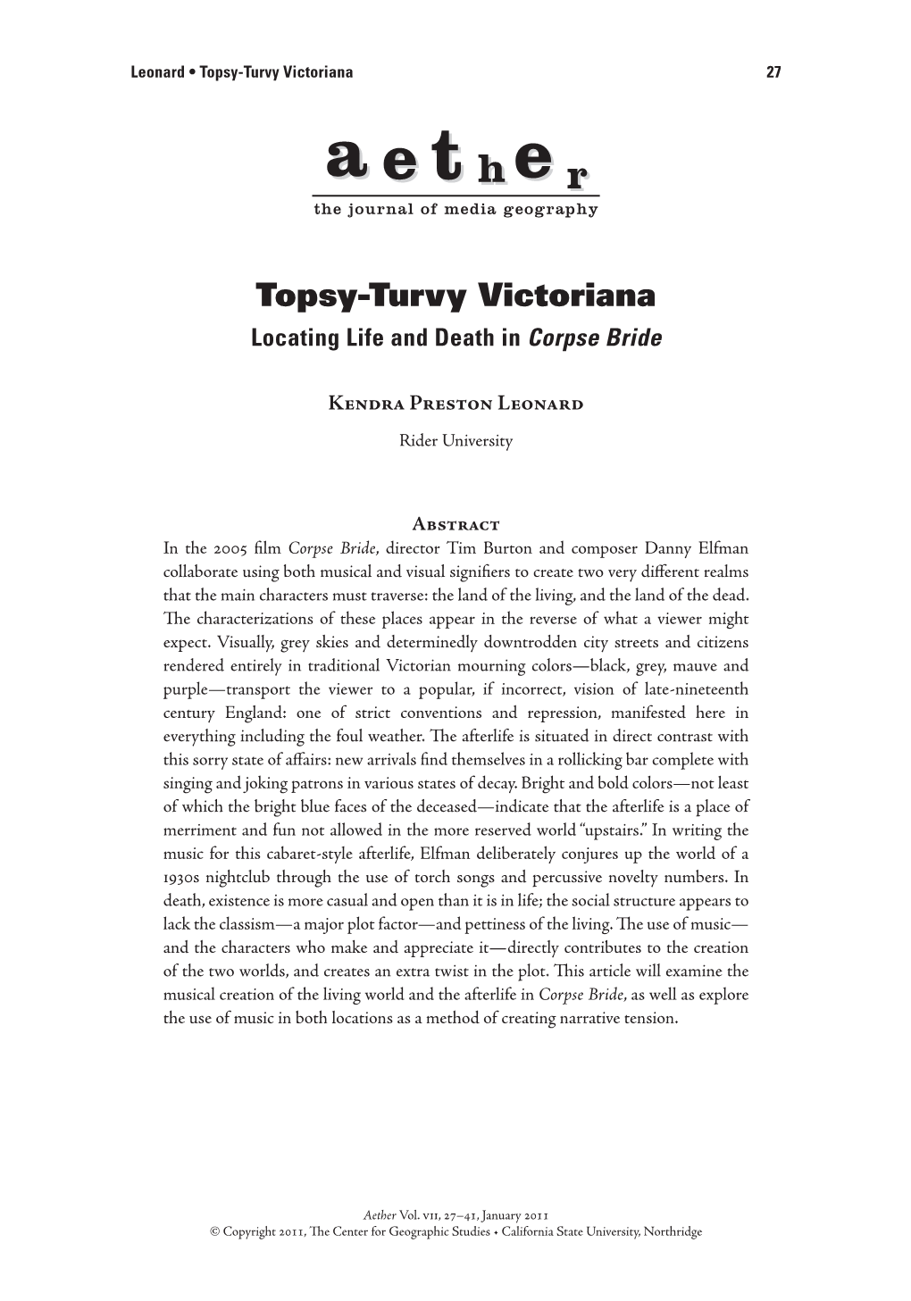 Topsy-Turvy Victoriana 27