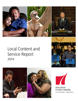 Local Content and Service Report 2014 Letter from the Executive Director and General Manager