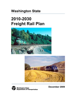 WA State 2010-2030 Freight Rail Plan
