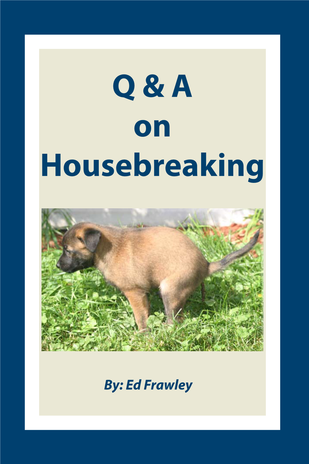 Q & a on Housebreaking