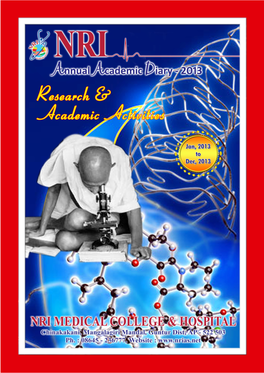 Research & Academic Activities 2013