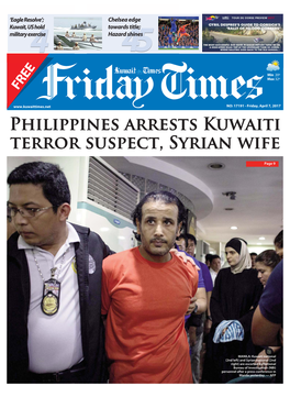 Philippines Arrests Kuwaiti Terror Suspect, Syrian Wife