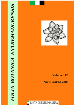 Folia Botanica Extremadurensis, Vol. 12