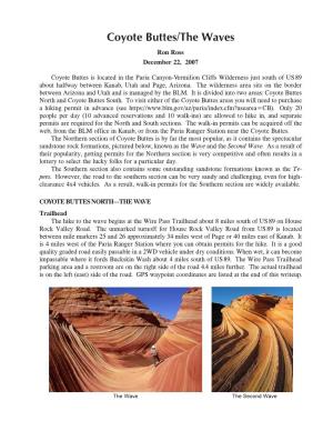 Directions to Hiking to Coyote Buttes & the Wave