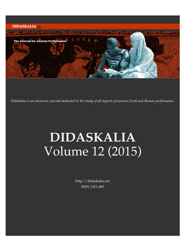 DIDASKALIA Volume 12 (2015)