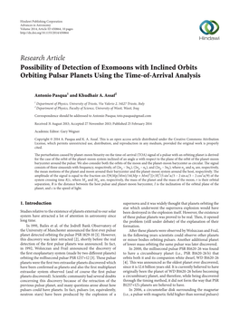 Possibility of Detection of Exomoons with Inclined Orbits Orbiting Pulsar Planets Using the Time-Of-Arrival Analysis