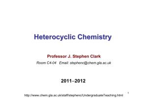 Heterocyclic Chemistrychemistry