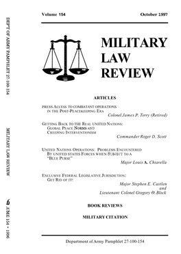 Military Law Review