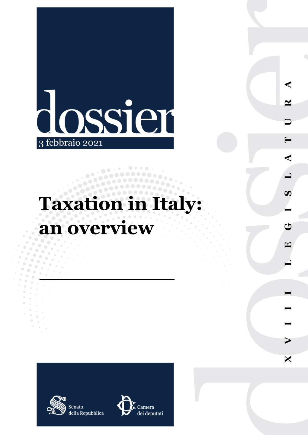 Taxation in Italy: an Overview