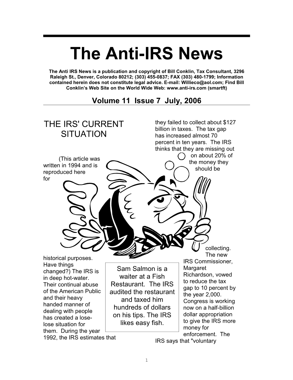 The Anti-IRS News